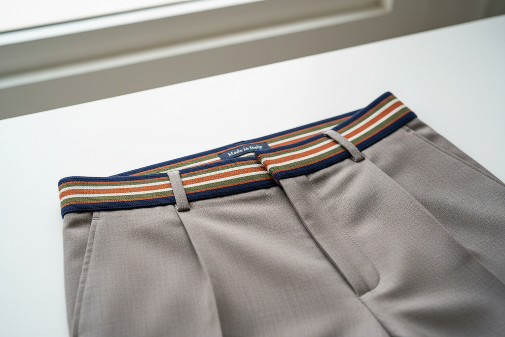 Banda Jacquard Rigata 4 Colori – 50mm
